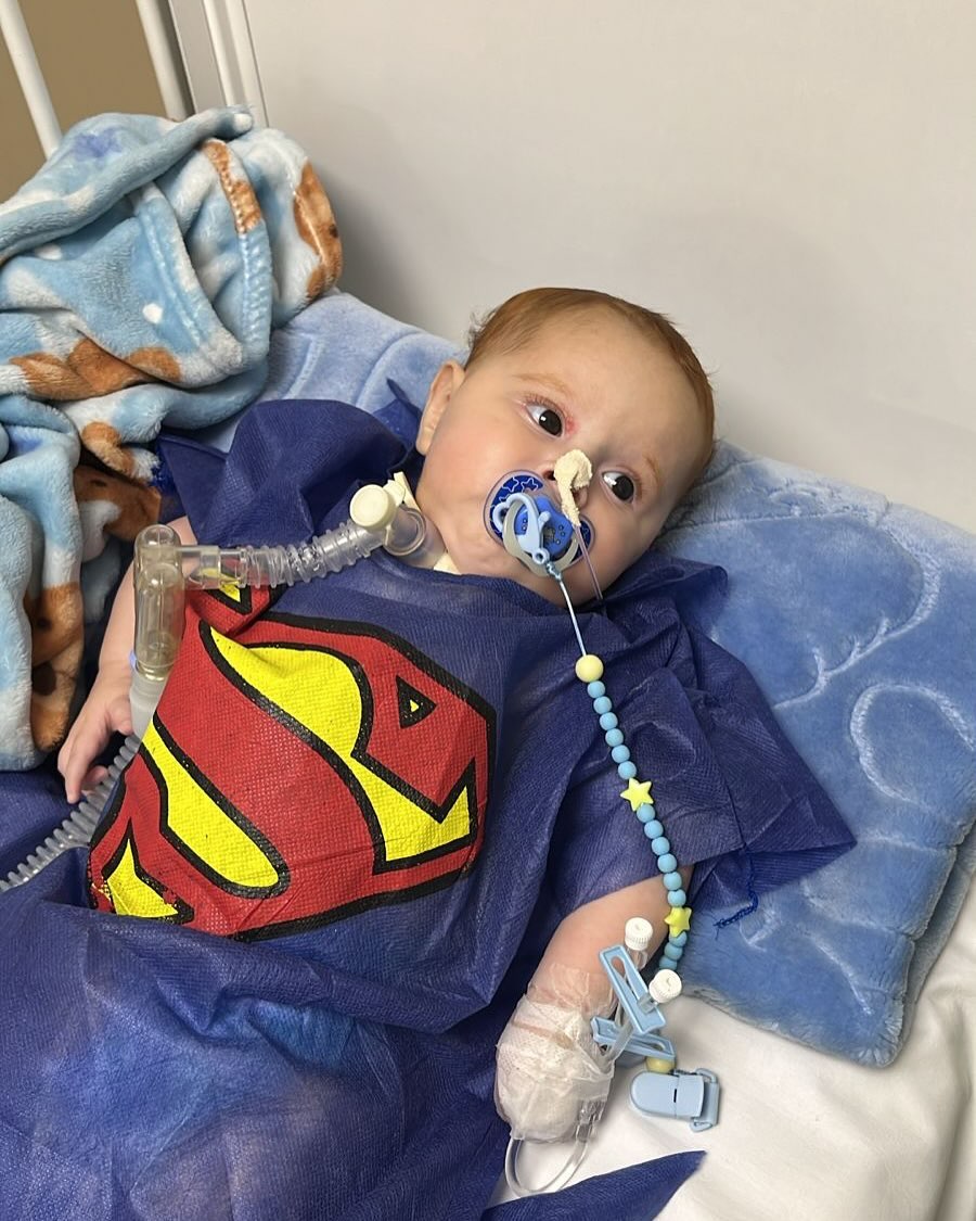 Criança no hospital